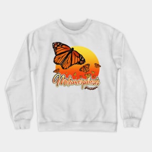 Monarch Butterfly Metamorphosis Crewneck Sweatshirt